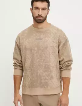 Толстовка GOTAM из хлопка Guess, бежевый