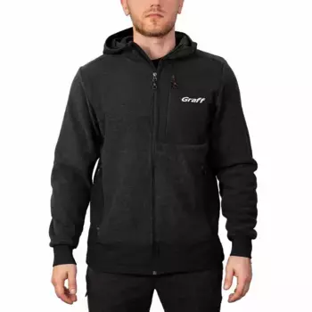 Толстовка Graff Outdoor 233PBL2 full zip, черный