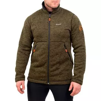 Толстовка Graff Outdoor Warm Full Zip, зеленый