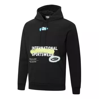 Толстовка graffiti logo printing black Puma, черный