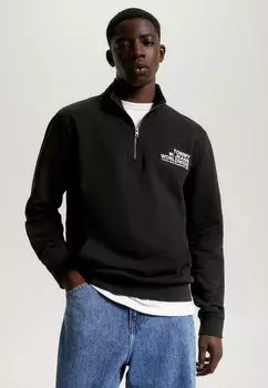 Толстовка ГРАФИЧЕСКИЙ ЛОГОТИП НА ПОЛОВИНЕ МОЛНИИ Tommy Jeans, черный