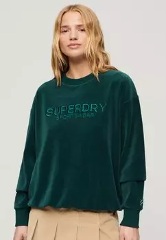 Толстовка GRAPHIC BOXY CREW Superdry, ель зеленая