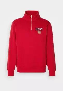 Толстовка GRAPHIC HALF ZIP GANT, светло-розовый