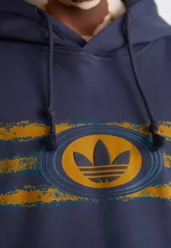 Толстовка GRAPHIC HOODIE adidas Originals, темно-синий