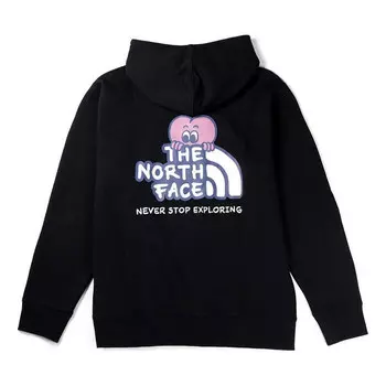 Толстовка graphic hoodie 'black' The North Face, черный