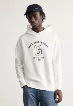 Толстовка GRAPHIC HOODIE GANT, слоновая кость