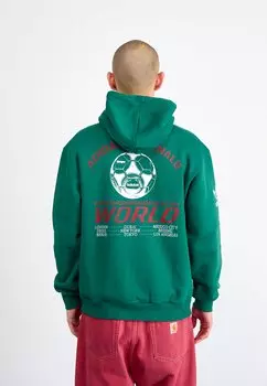 Толстовка GRAPHIC HOODIE - Hoodie Adidas Originals, темно-зеленый