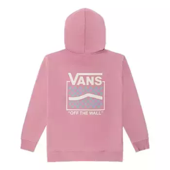 Толстовка graphic hoodies 'pink white blue' Vans, розовый