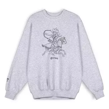 Толстовка Grimey The Clout Numidians Vintage, серый