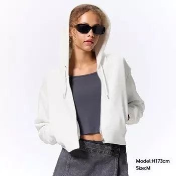 Толстовка GU на молнии, черный