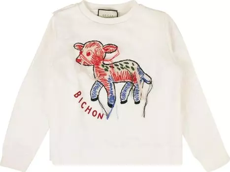 Толстовка Gucci Crewneck Sweatshirt Fawn