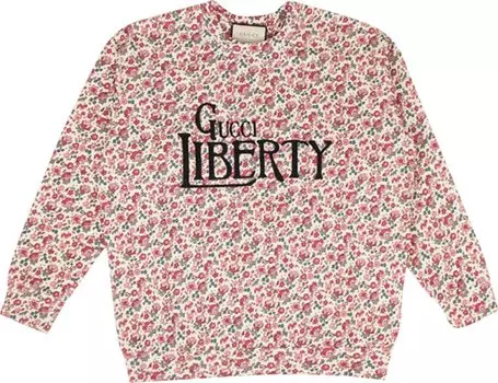 Толстовка Gucci x Liberty London Floral Sweatshirt Pink, розовый