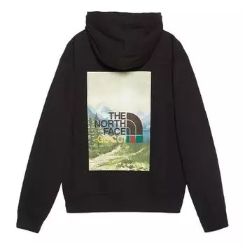 Толстовка GUCCI x THE NORTH FACE FW21 Hoodie 'Black', черный