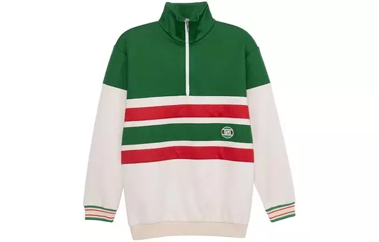 Толстовка Gucci, зеленый / белый