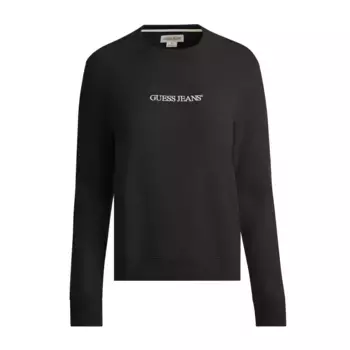 Толстовка Guess Jeans Gj Cn Reg Logo Emb, черный