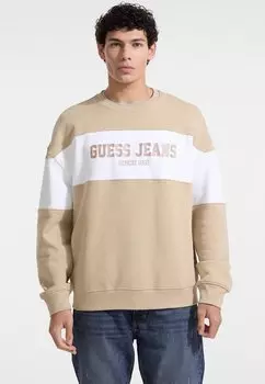 Толстовка Guess Jeans, коричневый