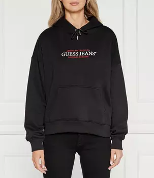 Толстовка Guess Jeans Oversize fit, черный