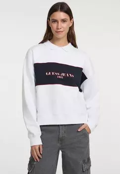 Толстовка Guess Jeans, светло-голубой