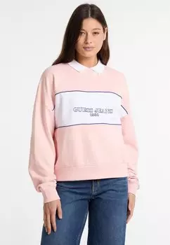 Толстовка Guess Jeans, светло-розовый