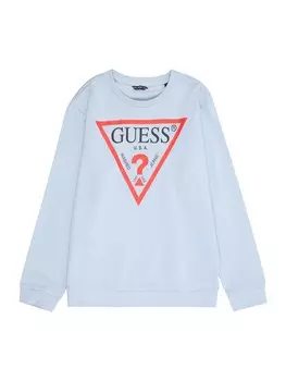 Толстовка GUESS, небесно-синий
