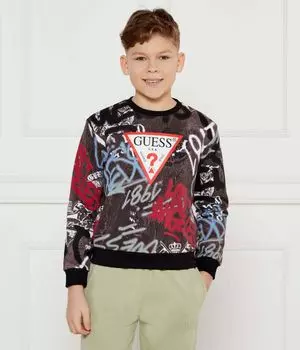Толстовка Guess Regular Fit, коричневый