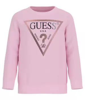Толстовка Guess Regular Fit, розовый