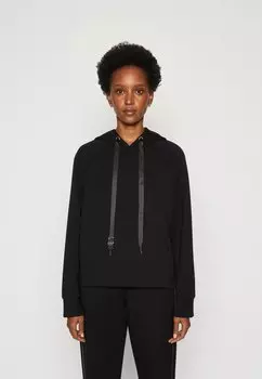 Толстовка Guess С КАПЮШОНОМ, цвет jet black