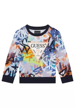 Толстовка GUESS SWEATSHIRT ALLOVER-PRINT Guess, мультиколор