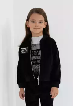Толстовка Gulliver с молнией спереди, черный