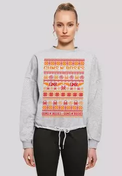 Толстовка GUNS N' ROSES WEIHNACHTEN F4NT4STIC, серый