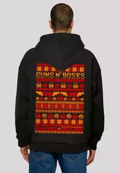 Толстовка GUNS N ROSES WEIHNACHTEN - Hoodie F4NT4STIC, черный