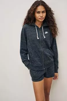Толстовка Gym Vintage на молнии Nike, черный