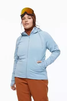 Толстовка H&amp;M+ на открытом воздухе, светло-синий