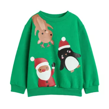 Толстовка H&amp;M Reindeer, зеленый