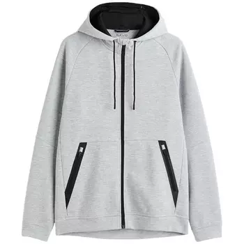 Толстовка H&amp;M Sports in DryMove, светло-серый