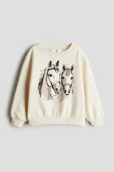 Толстовка H&M, бежевый