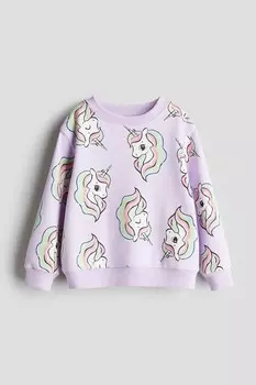 Толстовка H&M, фиолетовый