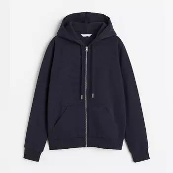 Толстовка H&M Hooded, темно-синий