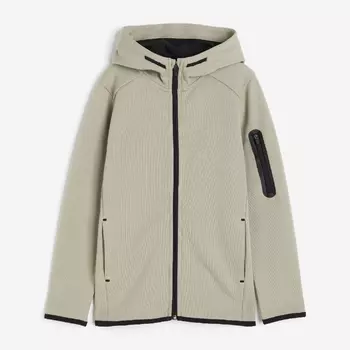 Толстовка H&M Kids DryMove Hooded, бежевый