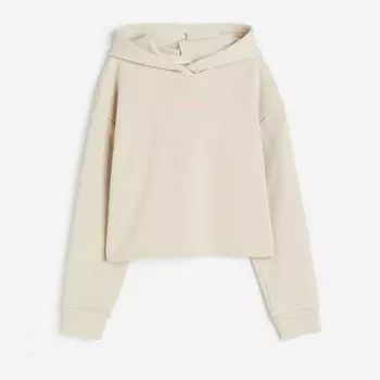 Толстовка H&M Kids DryMove Sports Moving Forward, светло-бежевый