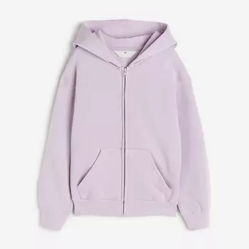 Толстовка H&M Kids Oversized Hooded, сиреневый