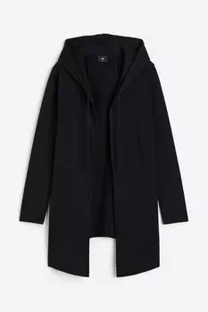 Толстовка H&M Long Hooded, черный