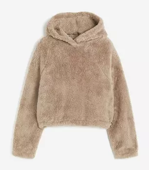 Толстовка H&M Pile, бежевый