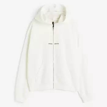 Толстовка H&M Printed Hooded Ariana Grande, кремовый