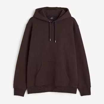 Толстовка H&M Regular Fit, темно-коричневый