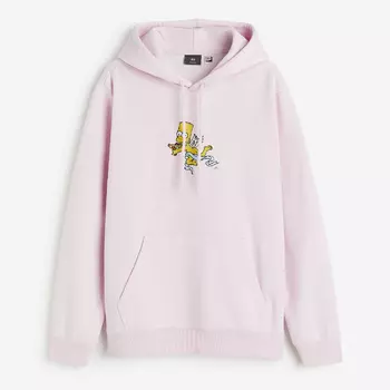 Толстовка H&M Regular Fit The Simpsons, розовый