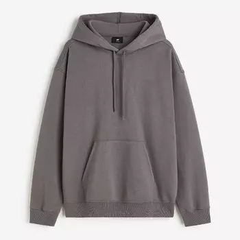 Толстовка H&M Relaxed Fit, серо-бежевый