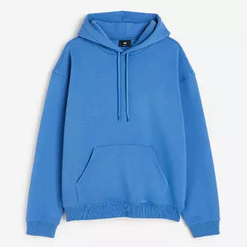 Толстовка H&M Relaxed Fit, синий