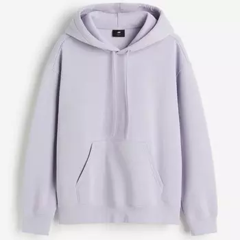 Толстовка H&M Relaxed Fit, сиреневый