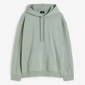 Толстовка H&M Relaxed Fit, светло-зеленый